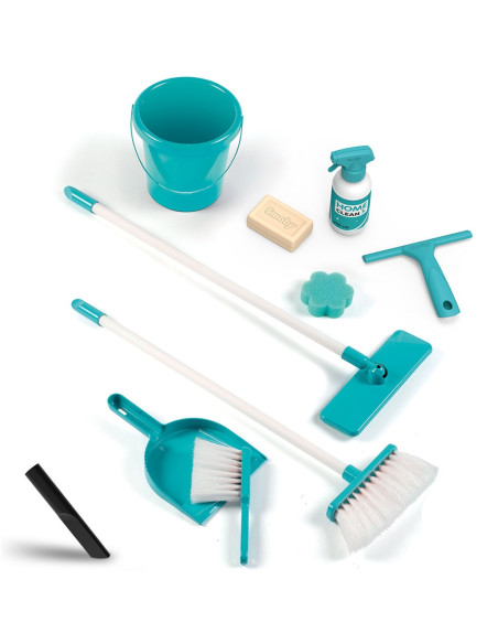 S7600330319,Jucarie Smoby Set curatenie cu troller si aspirator electronic Rowenta negru