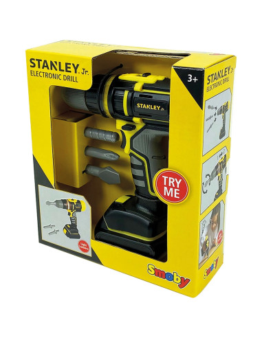 S7600360122,Jucarie Smoby Bormasina electronica Stanley cu accesorii