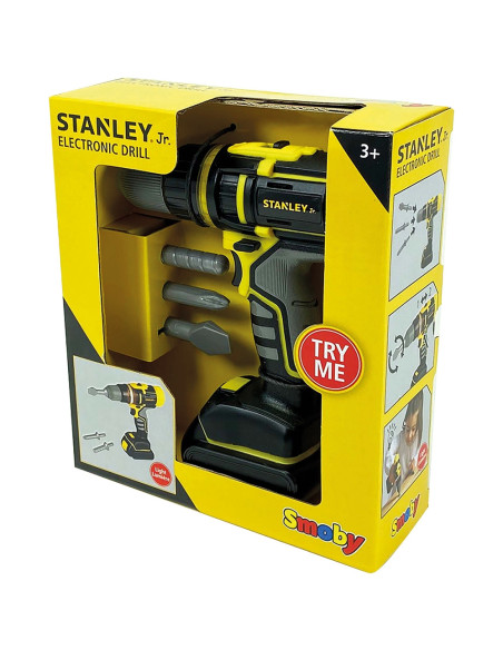 S7600360122,Jucarie Smoby Bormasina electronica Stanley cu accesorii