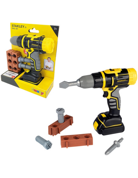 S7600360148,Jucarie Smoby Bormasina mecanica Stanley cu accesorii