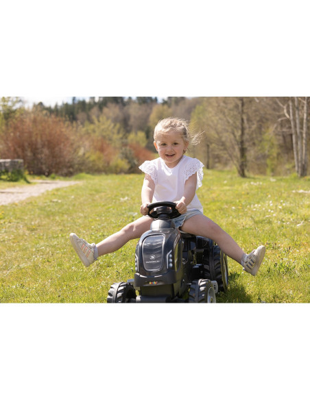 S7600710131,Tractor cu pedale si remorca Smoby Farmer XL negru