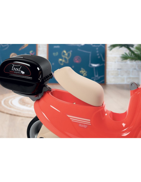 S7600721007,Scuter Smoby Scooter Ride-On Food Express rosu