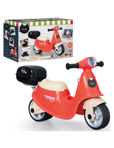 S7600721007,Scuter Smoby Scooter Ride-On Food Express rosu