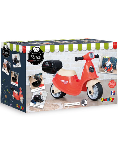 S7600721007,Scuter Smoby Scooter Ride-On Food Express rosu