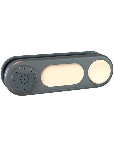 S7600810917,Sonerie electronica pentru casuta copii Smoby Doorbell gri