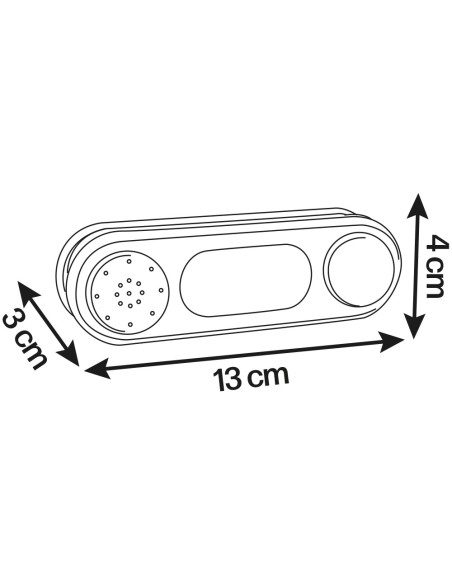S7600810917,Sonerie electronica pentru casuta copii Smoby Doorbell gri