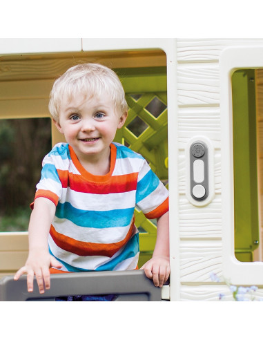 S7600810917,Sonerie electronica pentru casuta copii Smoby Doorbell gri