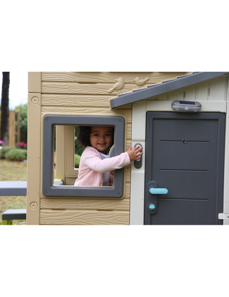 S7600810917,Sonerie electronica pentru casuta copii Smoby Doorbell gri