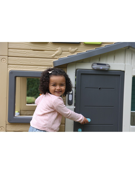 S7600810917,Sonerie electronica pentru casuta copii Smoby Doorbell gri