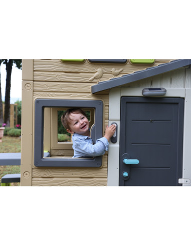 S7600810917,Sonerie electronica pentru casuta copii Smoby Doorbell gri