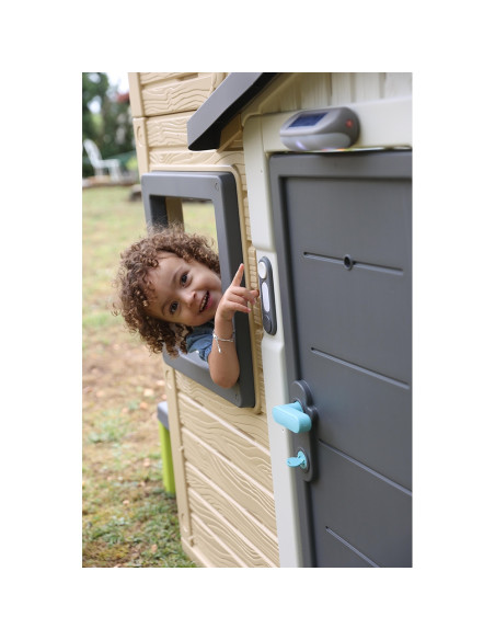 S7600810917,Sonerie electronica pentru casuta copii Smoby Doorbell gri