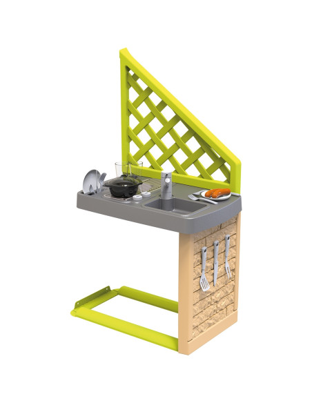S7600810918,Bucatarie Smoby pentru casuta cu accesorii