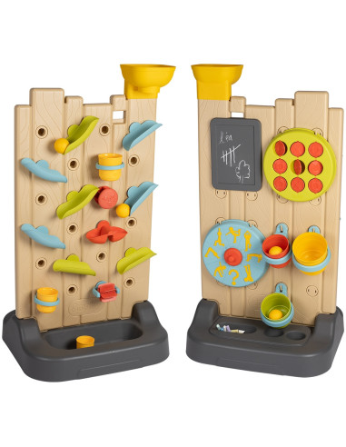 S7600840300,Perete de activitati Smoby 6 in 1 cu accesorii