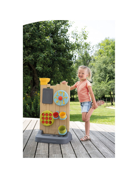 S7600840300,Perete de activitati Smoby 6 in 1 cu accesorii