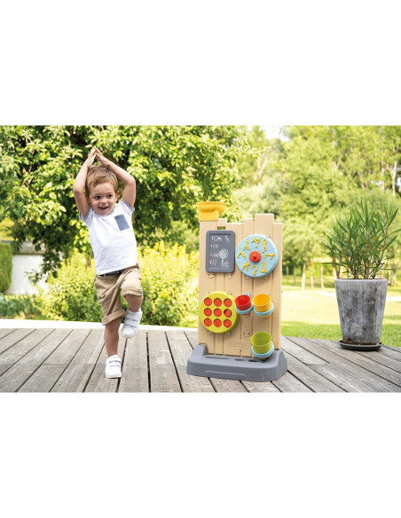 S7600840300,Perete de activitati Smoby 6 in 1 cu accesorii