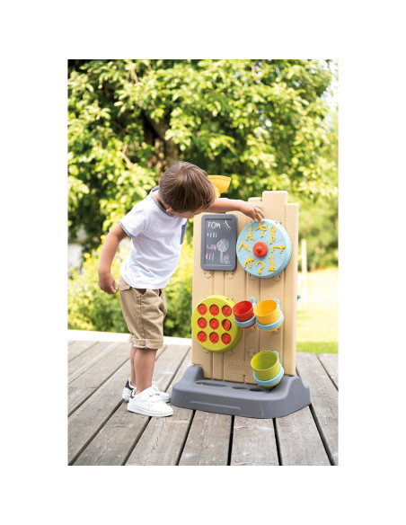 S7600840300,Perete de activitati Smoby 6 in 1 cu accesorii