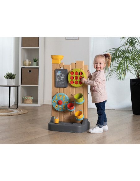 S7600840300,Perete de activitati Smoby 6 in 1 cu accesorii