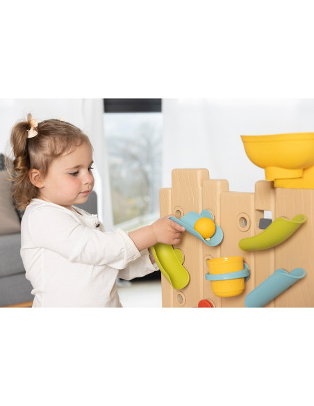 S7600840300,Perete de activitati Smoby 6 in 1 cu accesorii