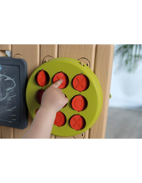 S7600840300,Perete de activitati Smoby 6 in 1 cu accesorii