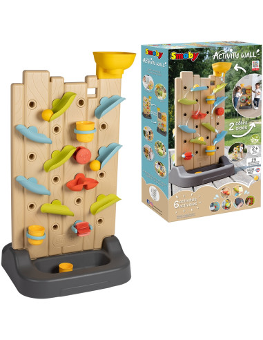 S7600840300,Perete de activitati Smoby 6 in 1 cu accesorii