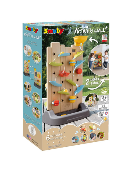 S7600840300,Perete de activitati Smoby 6 in 1 cu accesorii