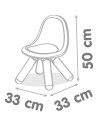 S7600880115,Scaunel cu spatar pentru copii Smoby verde