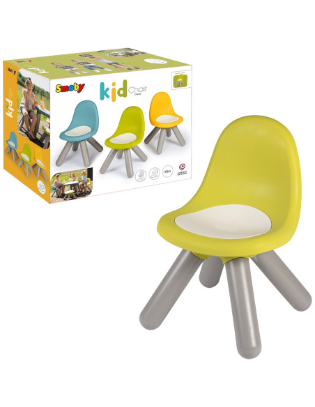 S7600880115,Scaunel cu spatar pentru copii Smoby verde