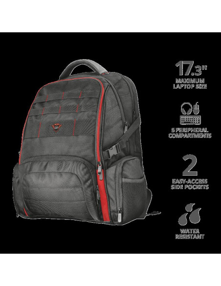 Rucsac Trust GXT1250 Hunter Backpack Black 17.3",TR-22571