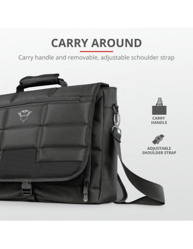 Geanta GXT1270 Bullet Messenger Bag 15.6" Black,TR-23311
