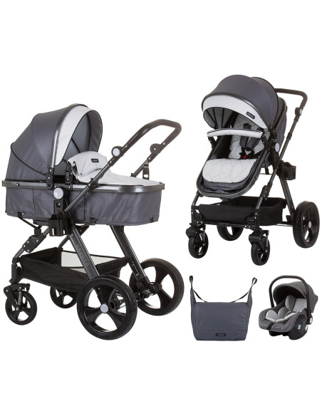 ST-KKHA02404SG,Carucior Chipolino Havana 3 in 1 silver grey
