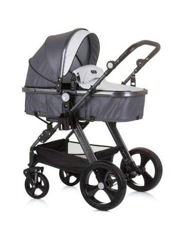ST-KKHA02404SG,Carucior Chipolino Havana 3 in 1 silver grey
