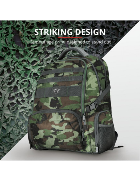 Rucsac Trust GXT 1250G Hunter Gaming Backpack for 17.3" laptops