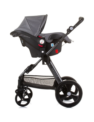 ST-KKHA02404SG,Carucior Chipolino Havana 3 in 1 silver grey