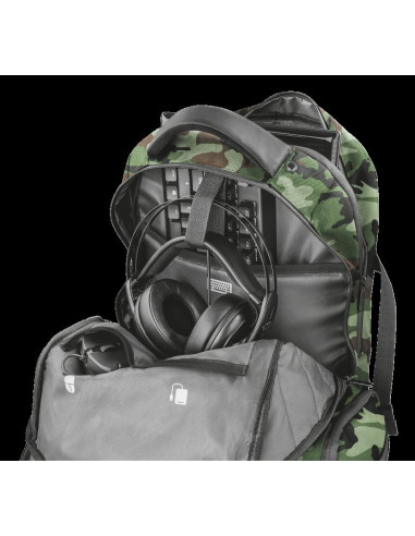 Rucsac Trust GXT 1250G Hunter Gaming Backpack for 17.3" laptops