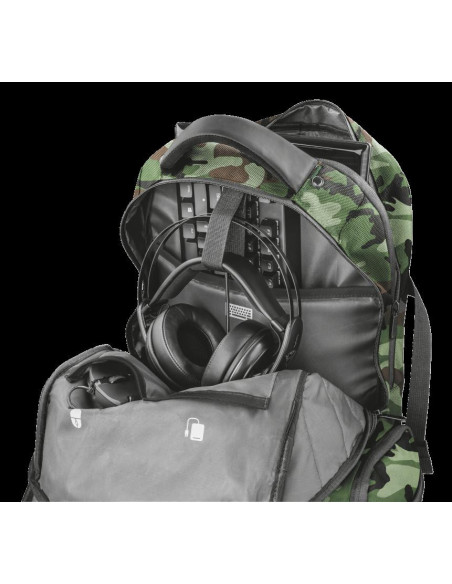 Rucsac Trust GXT 1250G Hunter Gaming Backpack for 17.3" laptops