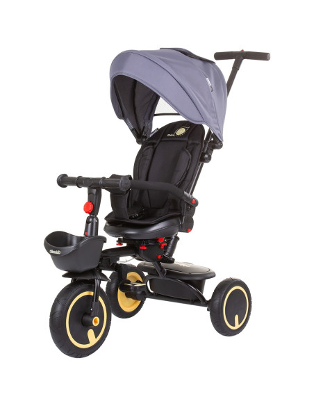 TRKQF0232GT,Tricicleta pliabila Chipolino Quick Fold cu sezut reversibil graphite