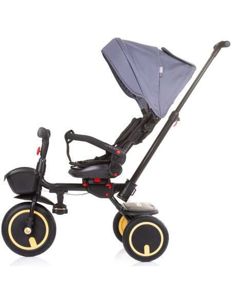 TRKQF0232GT,Tricicleta pliabila Chipolino Quick Fold cu sezut reversibil graphite