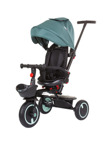 TRKQF0234AL,Tricicleta pliabila Chipolino Quick Fold cu sezut reversibil aloe