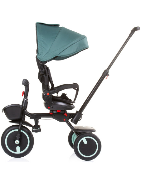 TRKQF0234AL,Tricicleta pliabila Chipolino Quick Fold cu sezut reversibil aloe