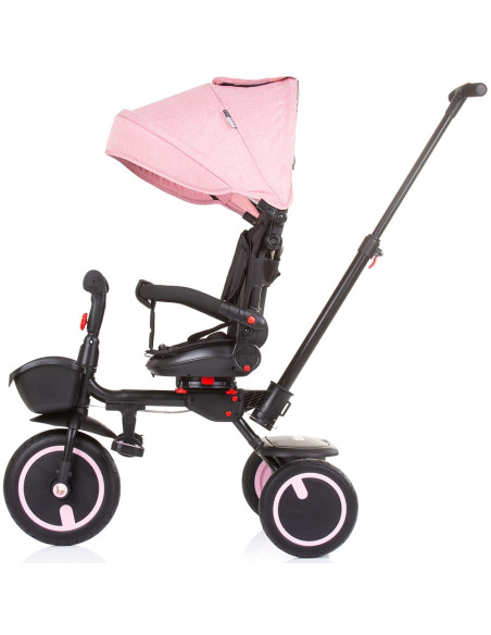 TRKQF025RW,Tricicleta pliabila Chipolino Quick Fold cu sezut reversibil rose water