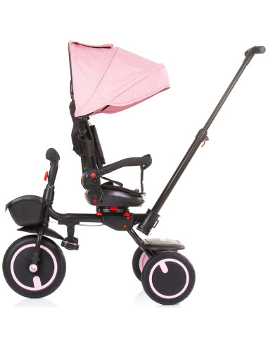 TRKQF025RW,Tricicleta pliabila Chipolino Quick Fold cu sezut reversibil rose water