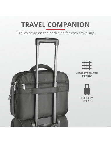 Geanta Trust Sydney Carry Bag for 16" laptops - black,TR-17412
