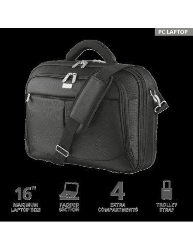 Geanta Trust Sydney Carry Bag for 16" laptops - black,TR-17412