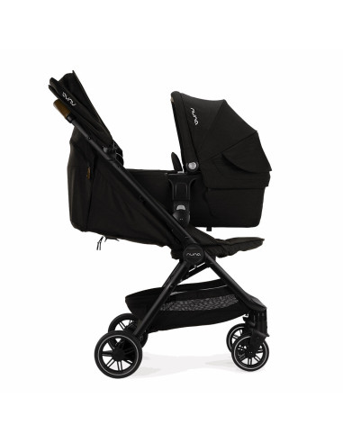 BB-ST15713CVRGLSET2,Nuna - Set carucior ultracompact TRVL Caviar + Adaptori TRVL + Landou LYTL Caviar
