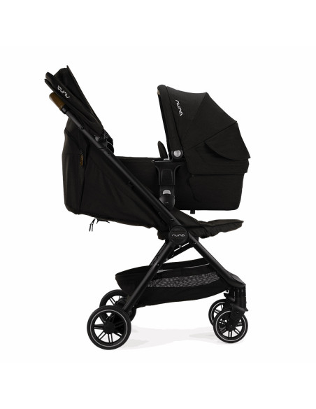 BB-ST15713CVRGLSET2,Nuna - Set carucior ultracompact TRVL Caviar + Adaptori TRVL + Landou LYTL Caviar
