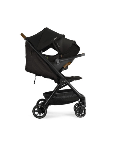 BB-ST15713CVRGLSET2,Nuna - Set carucior ultracompact TRVL Caviar + Adaptori TRVL + Landou LYTL Caviar