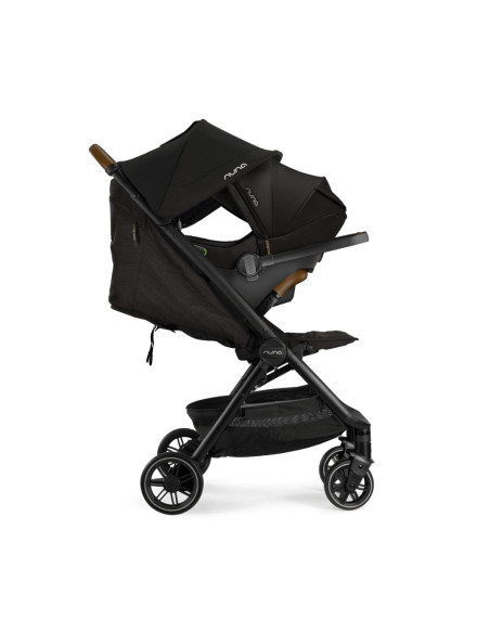 BB-ST15713CVRGLSET2,Nuna - Set carucior ultracompact TRVL Caviar + Adaptori TRVL + Landou LYTL Caviar