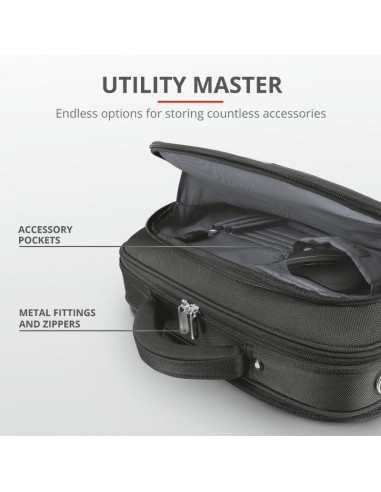 Geanta Trust Sydney Carry Bag for 16" laptops - black,TR-17412