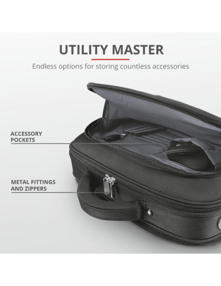 Geanta Trust Sydney Carry Bag for 17" laptops - black,TR-17415