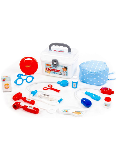 92441,Set doctor in gentuta, 15 piese, 21.1x17.5x15.5 cm, Polesie